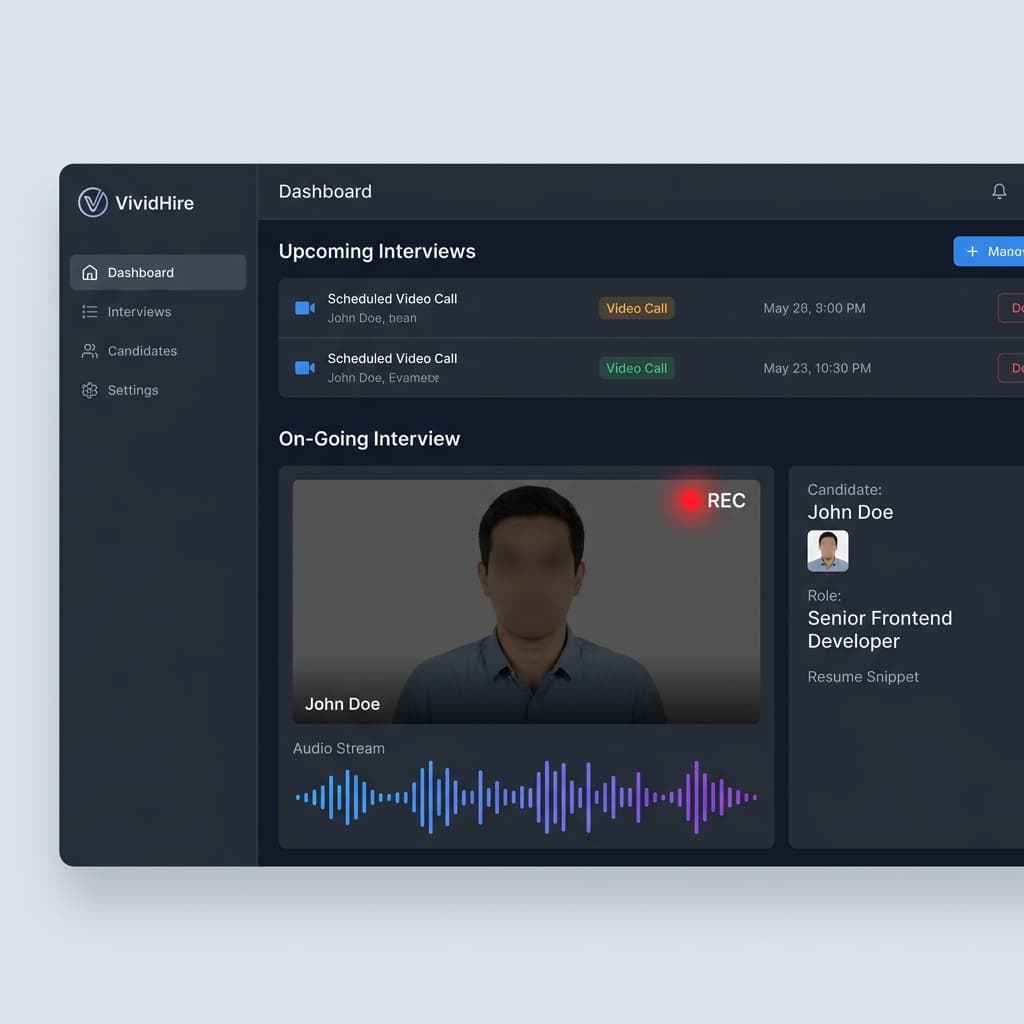 AI Mock Interviews Dashboard for technical practice