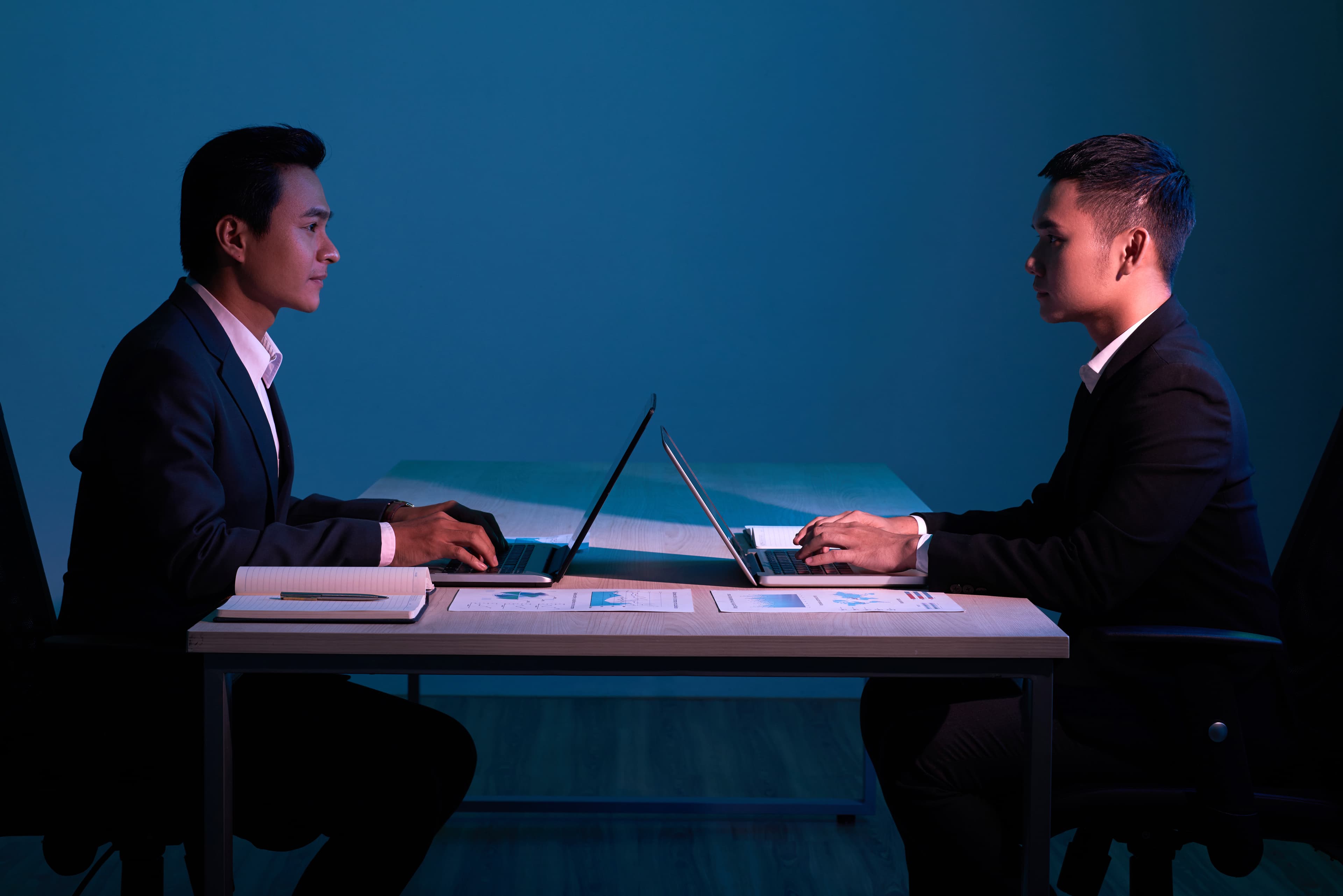 Mock interview practice session